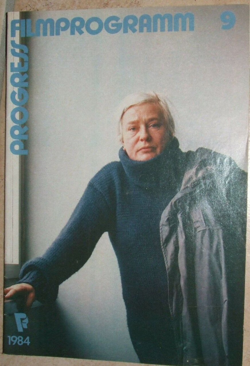 PROGRESS FILM PROGRAMM (1970s-90s) magazine cover Issue 9   1984