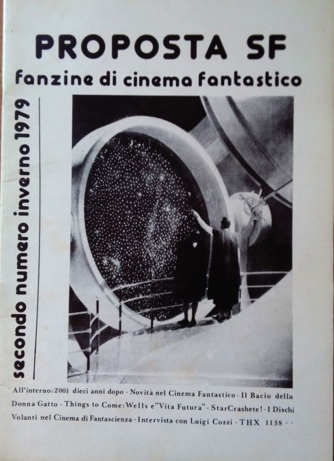 PROPOSTA SF magazine side cover Issue 2 Winter 1979