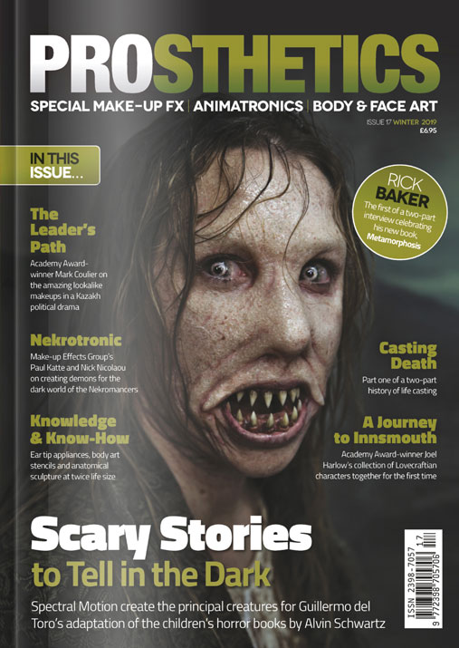 PROSTHETICS magazine side cover Issue 17 Winter 2019