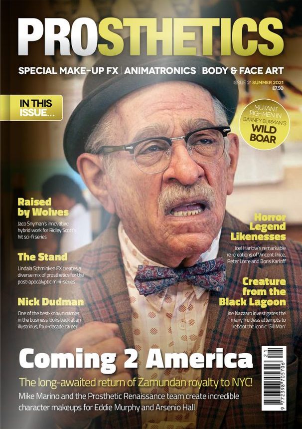 PROSTHETICS magazine side cover Issue 21 Summer 2021