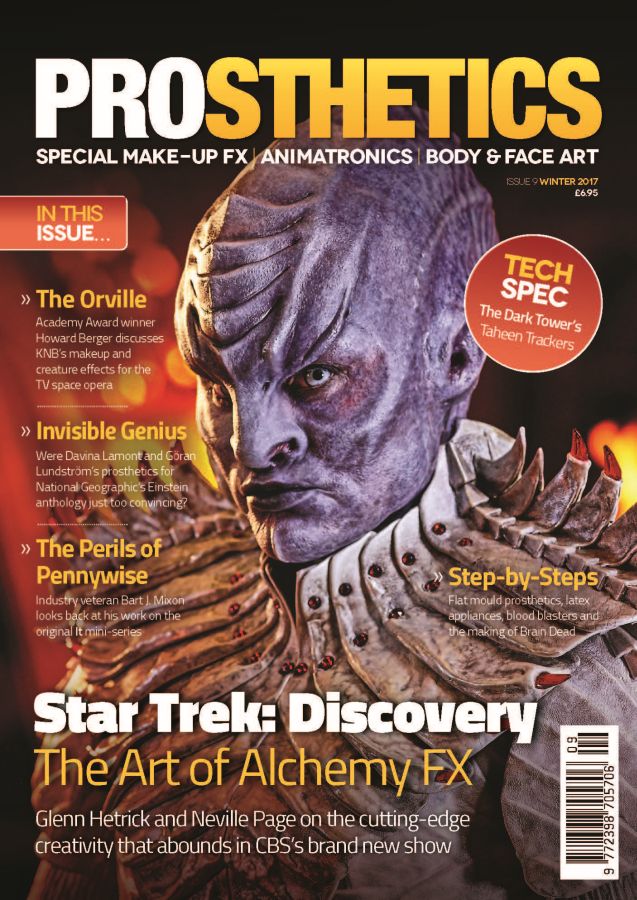 PROSTHETICS magazine side cover Issue 9 Winter 2017