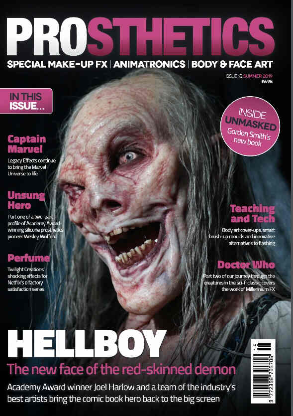 PROSTHETICS magazine side cover Issue 15 Summer 2019