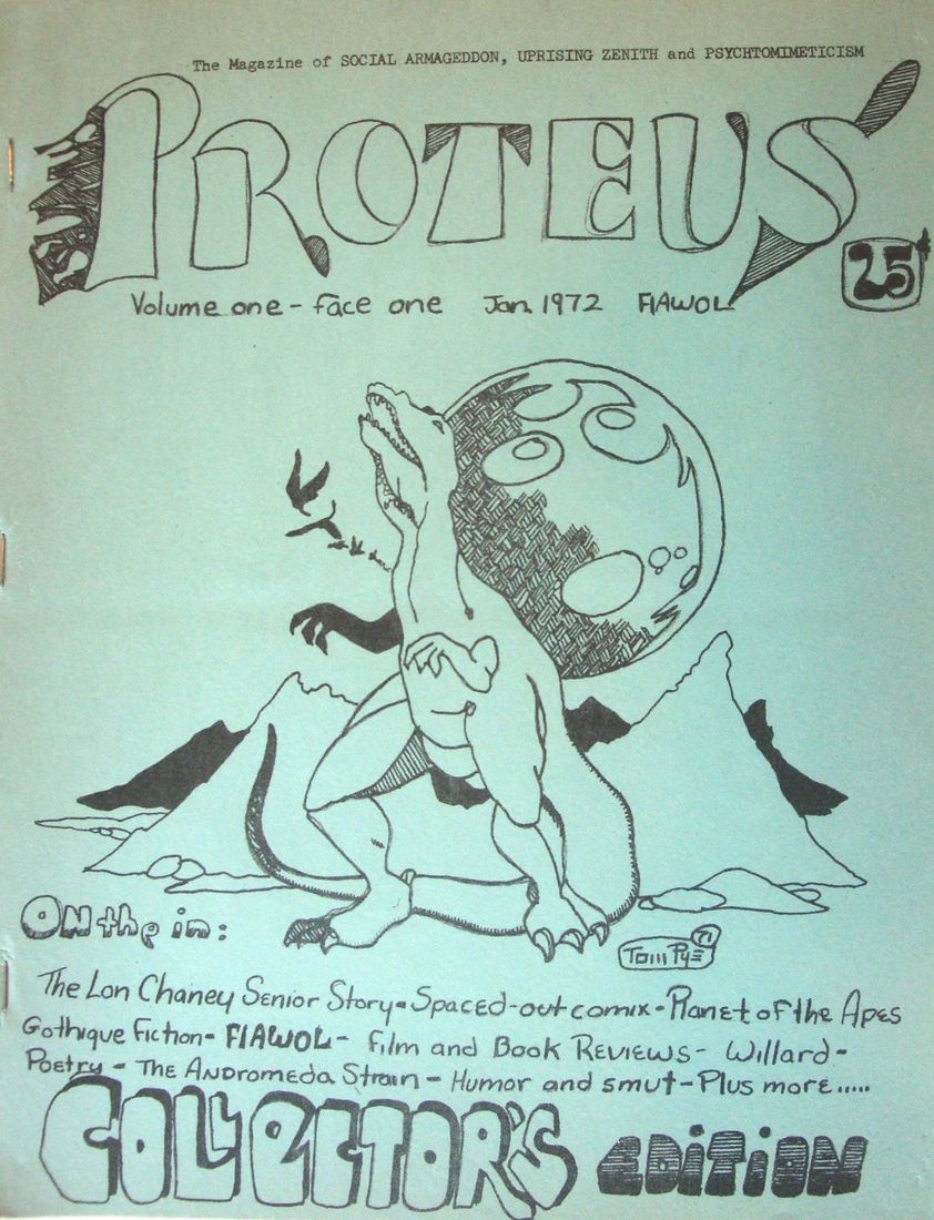 PROTEUS magazine cover Issue 1 January 1972