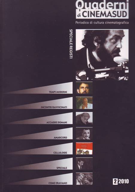 QUADERNI DI CINEMASUD magazine cover Issue 2   2010