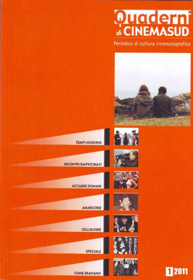 QUADERNI DI CINEMASUD magazine cover Issue 1   2011