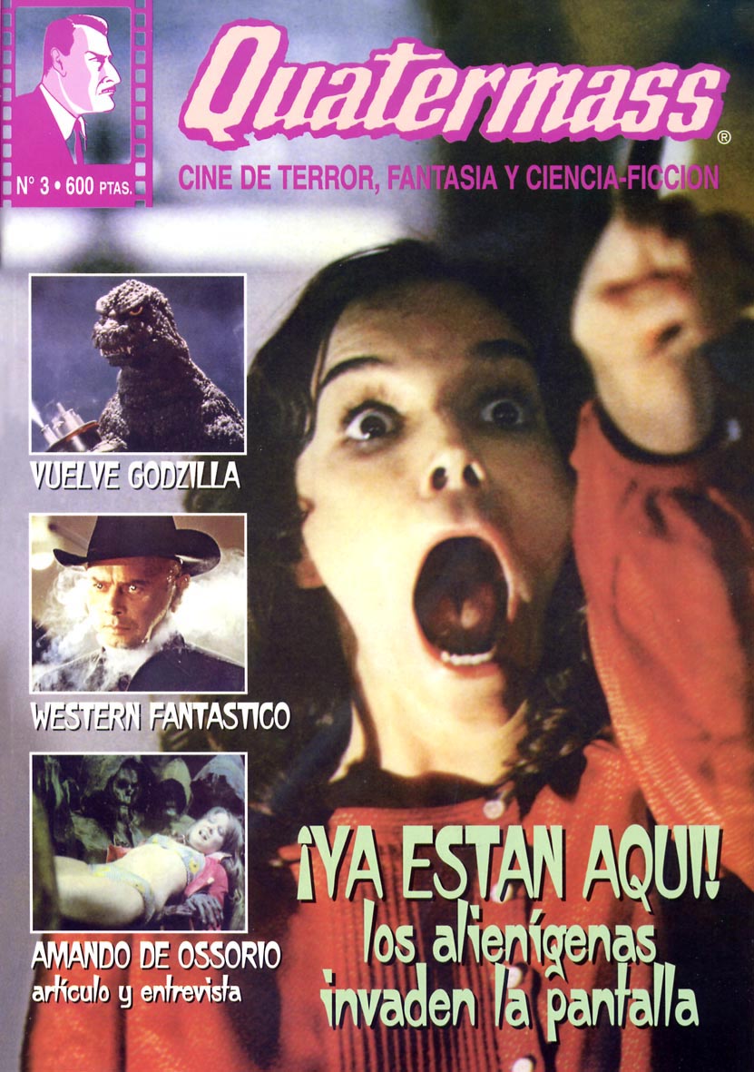 QUATERMASS magazine cover Issue 3 October 1998