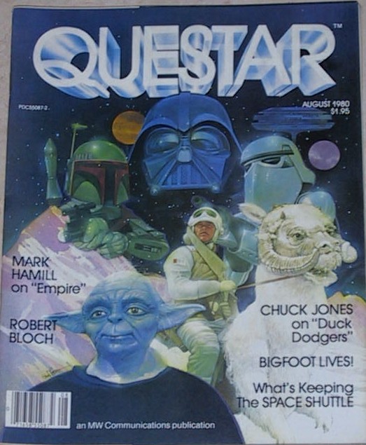 QUESTAR magazine cover Issue 8 August 1980