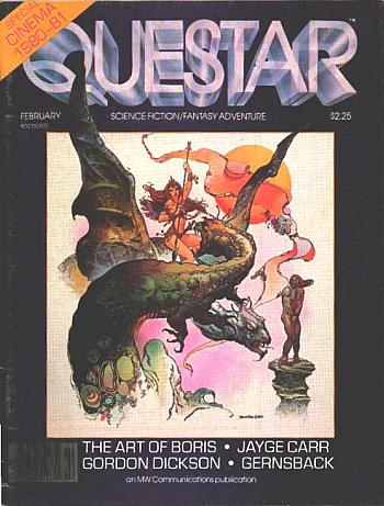 QUESTAR magazine cover Issue 11 February 1981