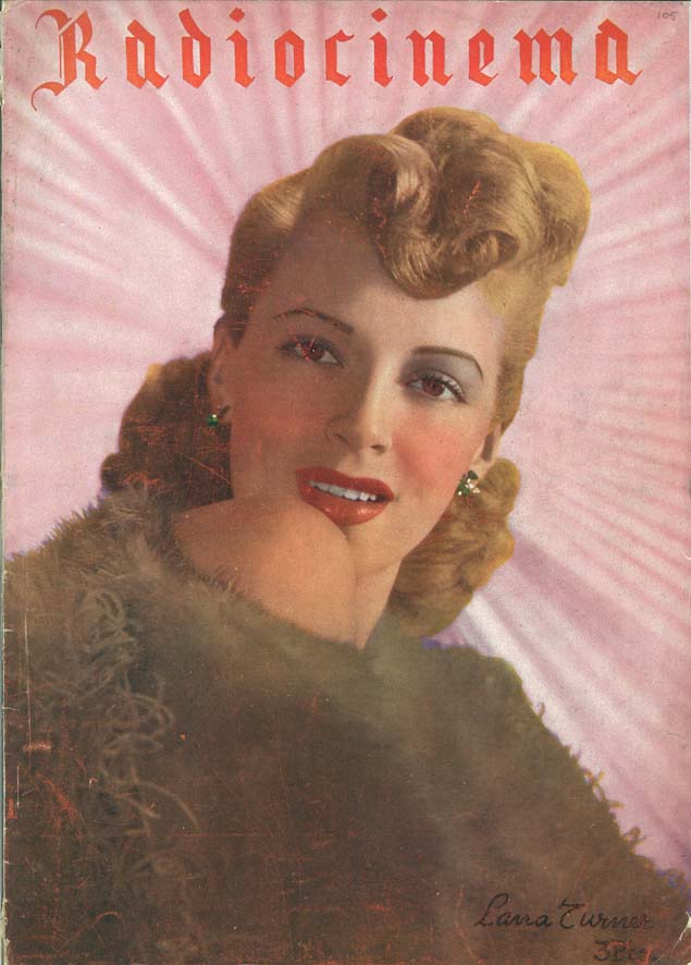 RADIOCINEMA magazine side cover Issue 105   1944