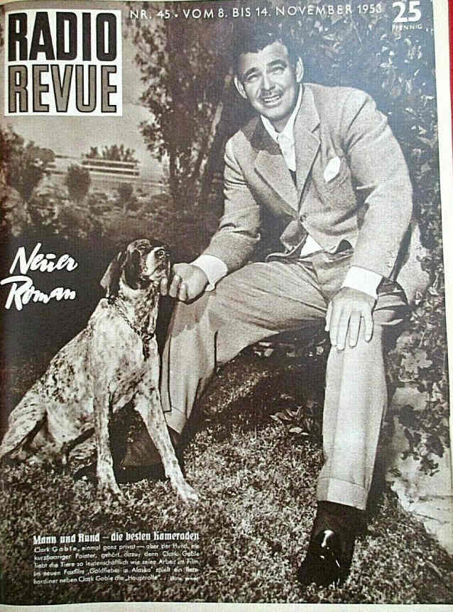 RADIO REVUE magazine side cover Issue 45 8 November 1953