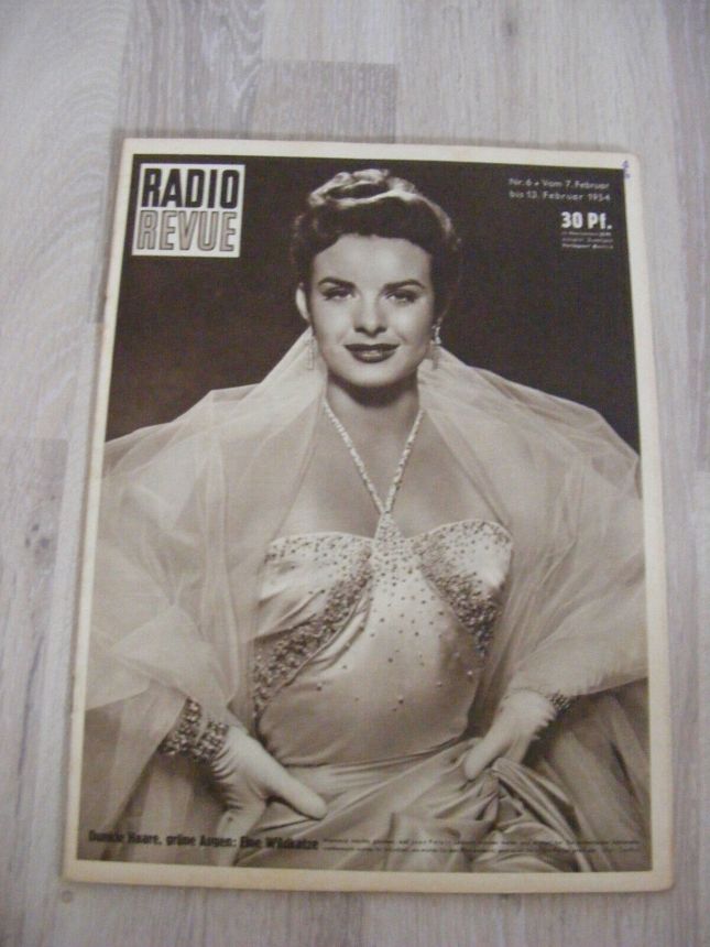 RADIO REVUE (AT) magazine side cover 7 February 1954