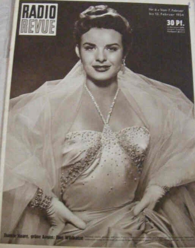 RADIO REVUE magazine side cover Issue 6 13 February 1954