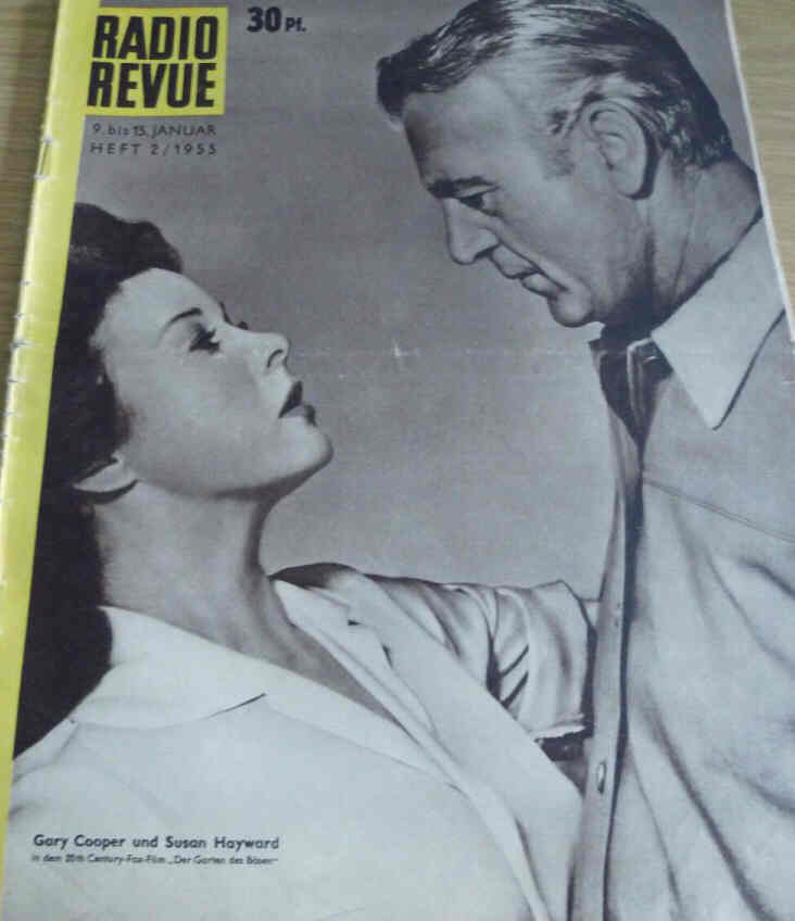 RADIO REVUE magazine side cover Issue 2 9 January 1955