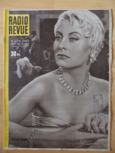 RADIO REVUE magazine side cover Issue 12 20 March 1955
