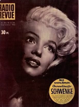 RADIO REVUE magazine side cover Issue 38 18 September 1955