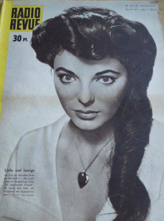 RADIO REVUE magazine side cover Issue 46 13 November 1955