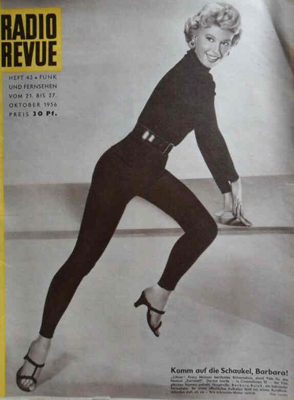 RADIO REVUE magazine side cover Issue 43 21 October 1956