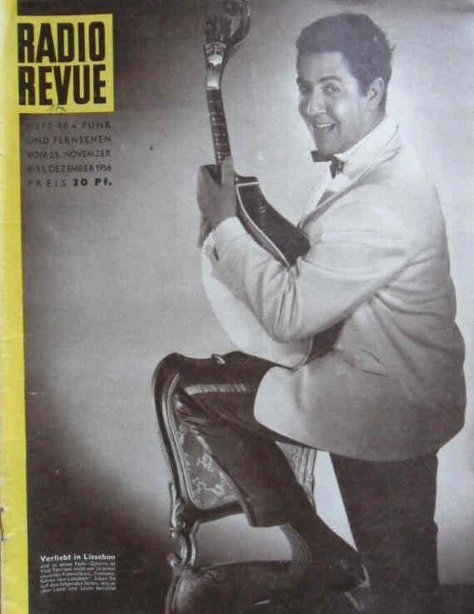 RADIO REVUE (AT) magazine side cover 25 November 1956