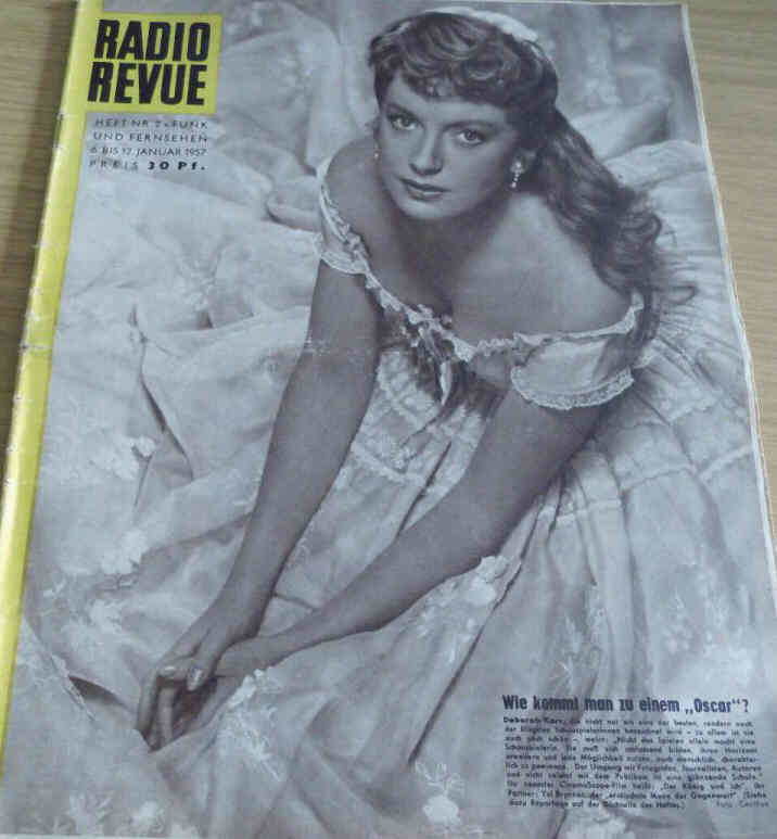 RADIO REVUE magazine side cover Issue 2 6 January 1957