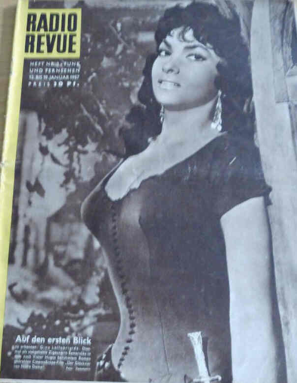 RADIO REVUE magazine side cover Issue 3 13 January 1957
