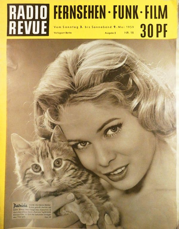 RADIO REVUE magazine side cover Issue 18 9 May 1959