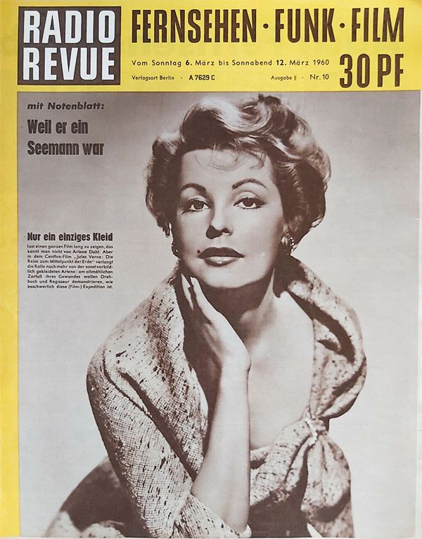 RADIO REVUE magazine side cover Issue 10 6 March 1960