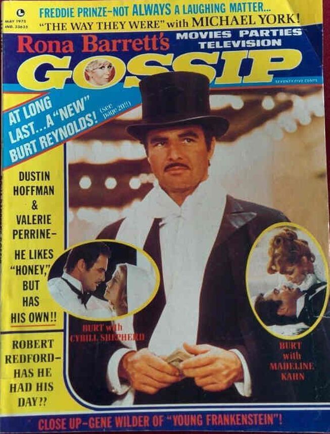 RONA BARRETTS GOSSIP magazine side cover May 1975