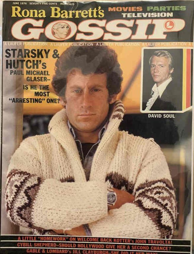 RONA BARRETTS GOSSIP magazine side cover June 1976