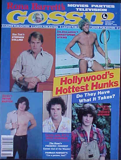 RONA BARRETTS GOSSIP magazine side cover February 1980