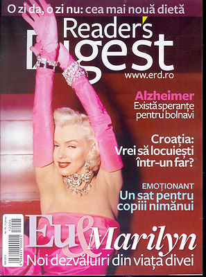 READERS DIGEST (RO) magazine side cover  May 2012