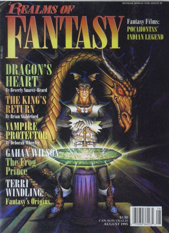 REALMS OF FANTASY magazine cover Issue 6 August 1995