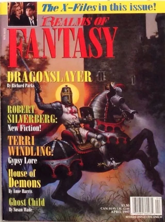 REALMS OF FANTASY magazine cover  April 1997