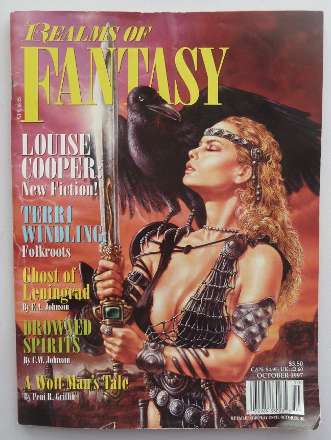 REALMS OF FANTASY magazine cover  October 1997