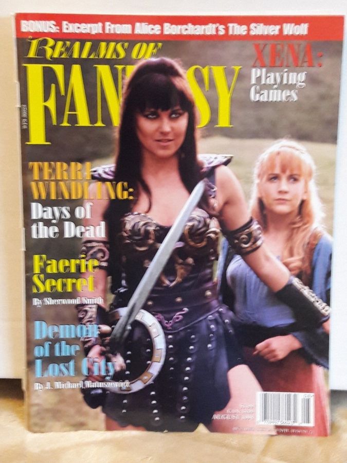 REALMS OF FANTASY magazine cover  August 1998