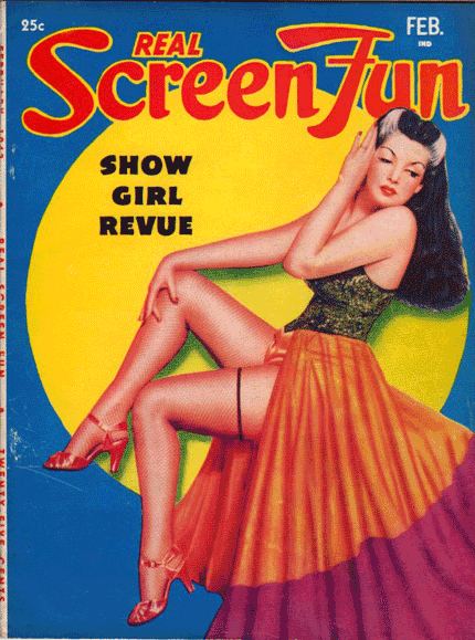REAL SCREEN FUN magazine cover Issue 61  Vol 6 # 1 February 1942