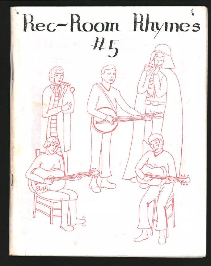 REC ROOM RHYMES magazine cover Issue 5   1987