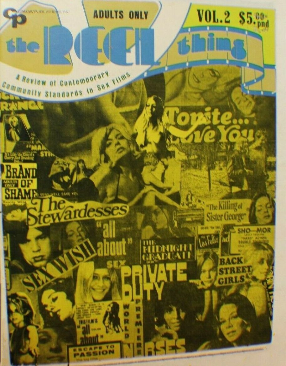 REEL THING magazine cover Issue 2   1972