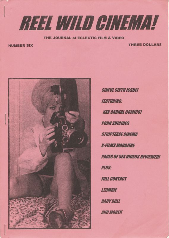 REEL WILD CINEMA magazine cover Issue 6  1999