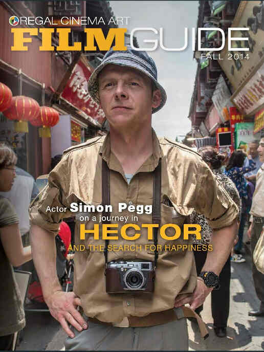 REGAL CINEMA ART FILM GUIDE magazine cover Fall 2014
