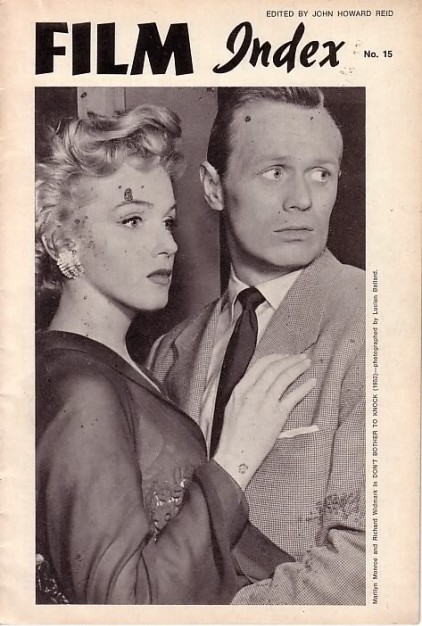 FILM INDEX magazine side cover Issue 15  1973