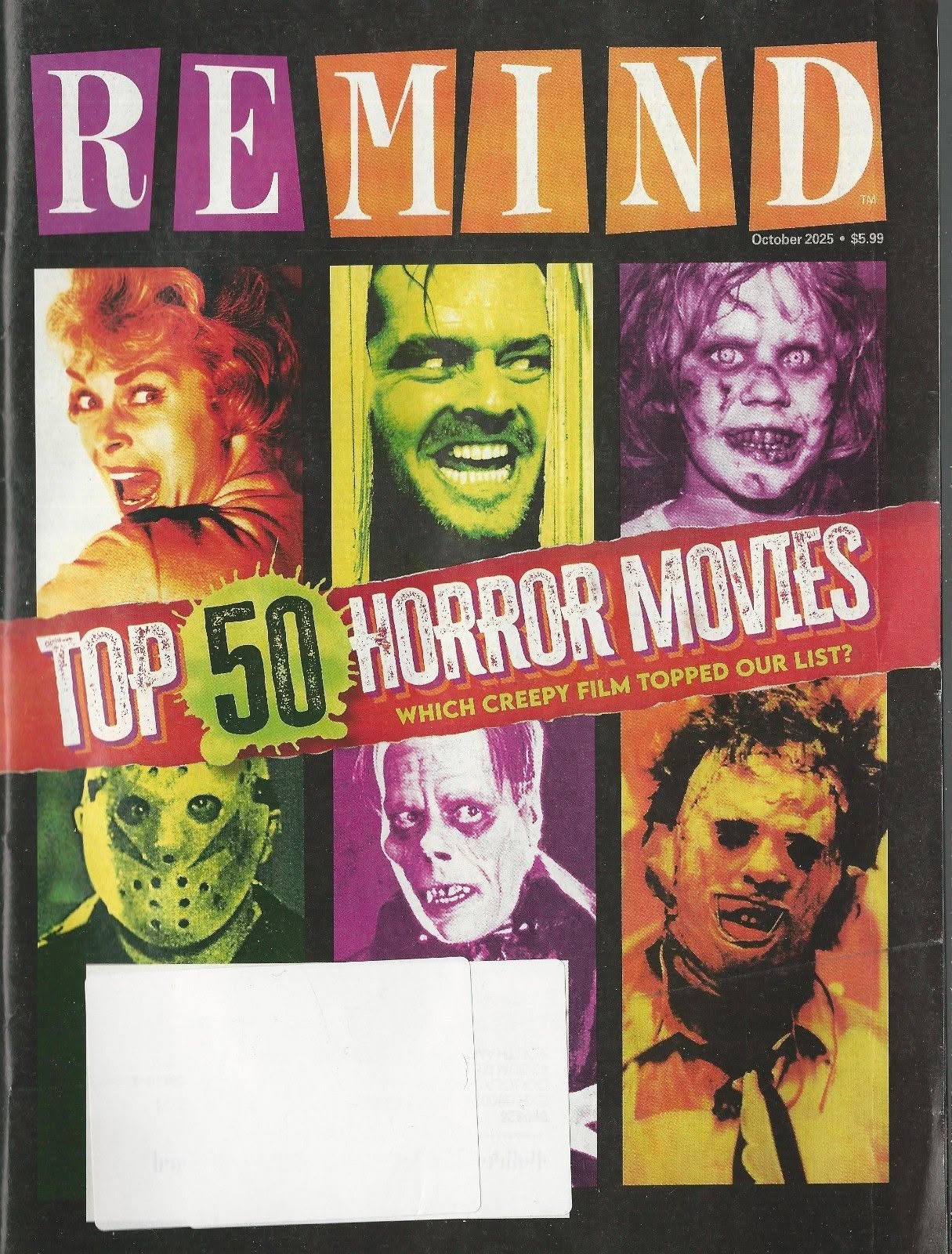 REMIND magazine cover  October 2025