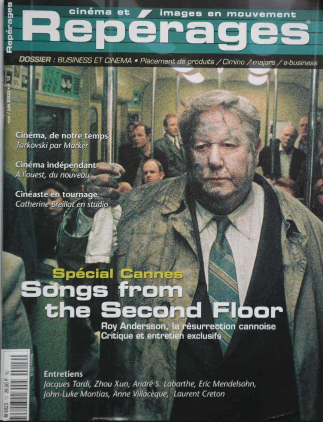 REPERAGES magazine cover Issue 12 May 2000