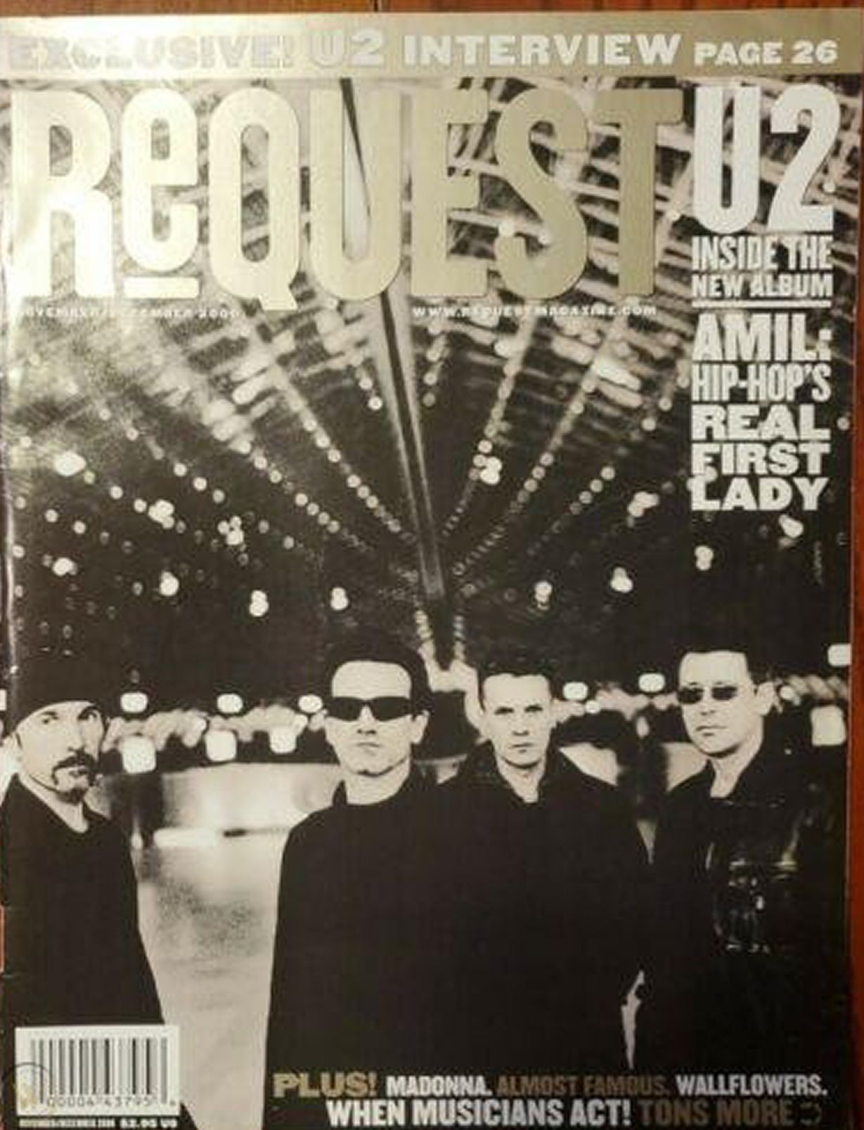 REQUEST MOVIES magazine cover  November/December 2000
