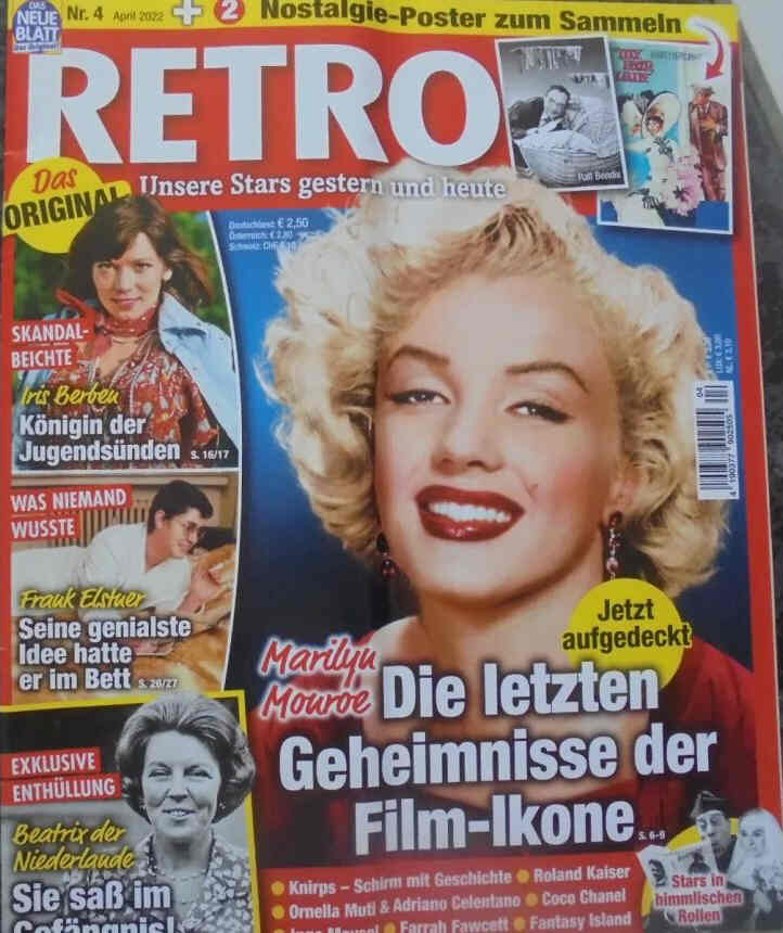 RETRO magazine cover  April 2022
