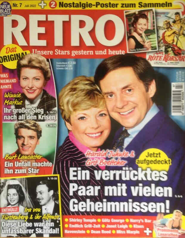 RETRO magazine cover  July 2022