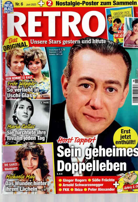 RETRO magazine cover  June 2023