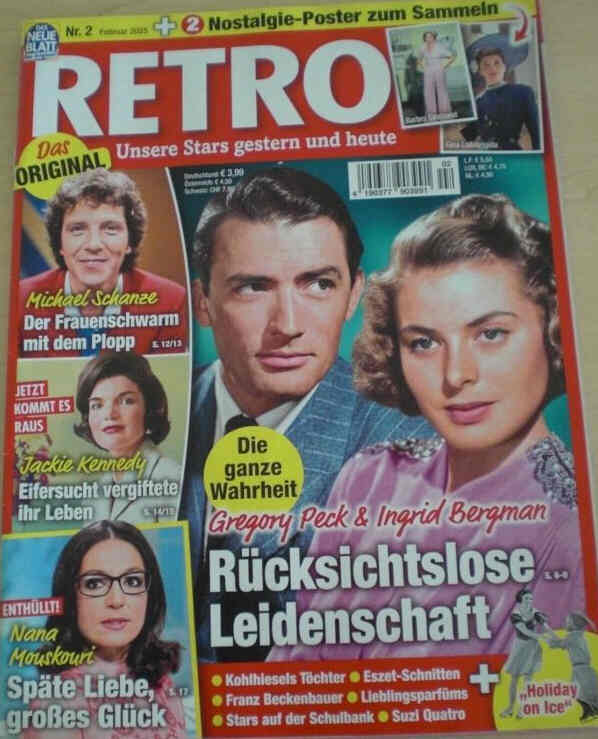 RETRO magazine cover  February 2025