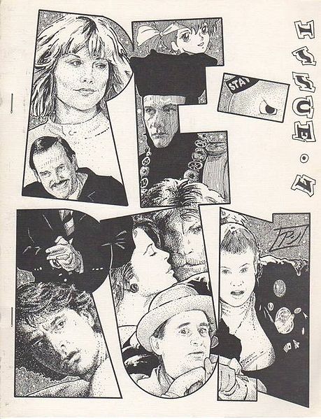 RERUN magazine side cover Issue 7  1989