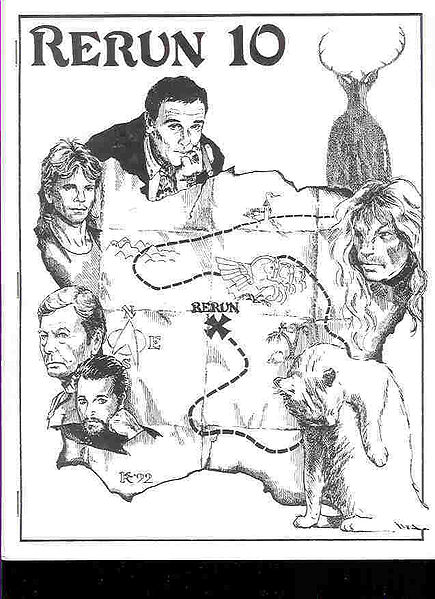 RERUN magazine side cover Issue 10 May 1992