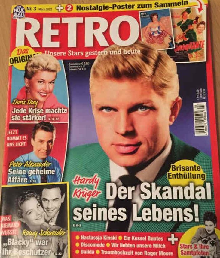 RETRO magazine cover  March 2022